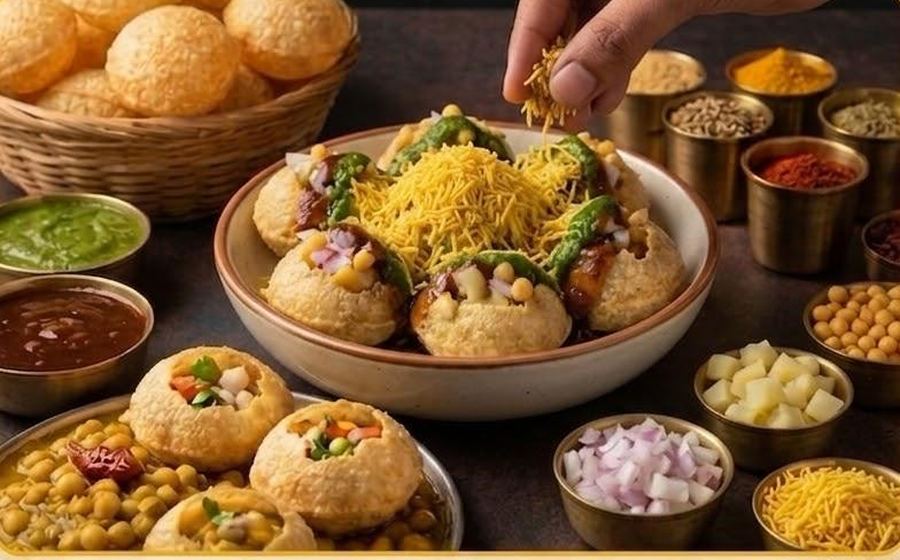 Sev Batata Puri